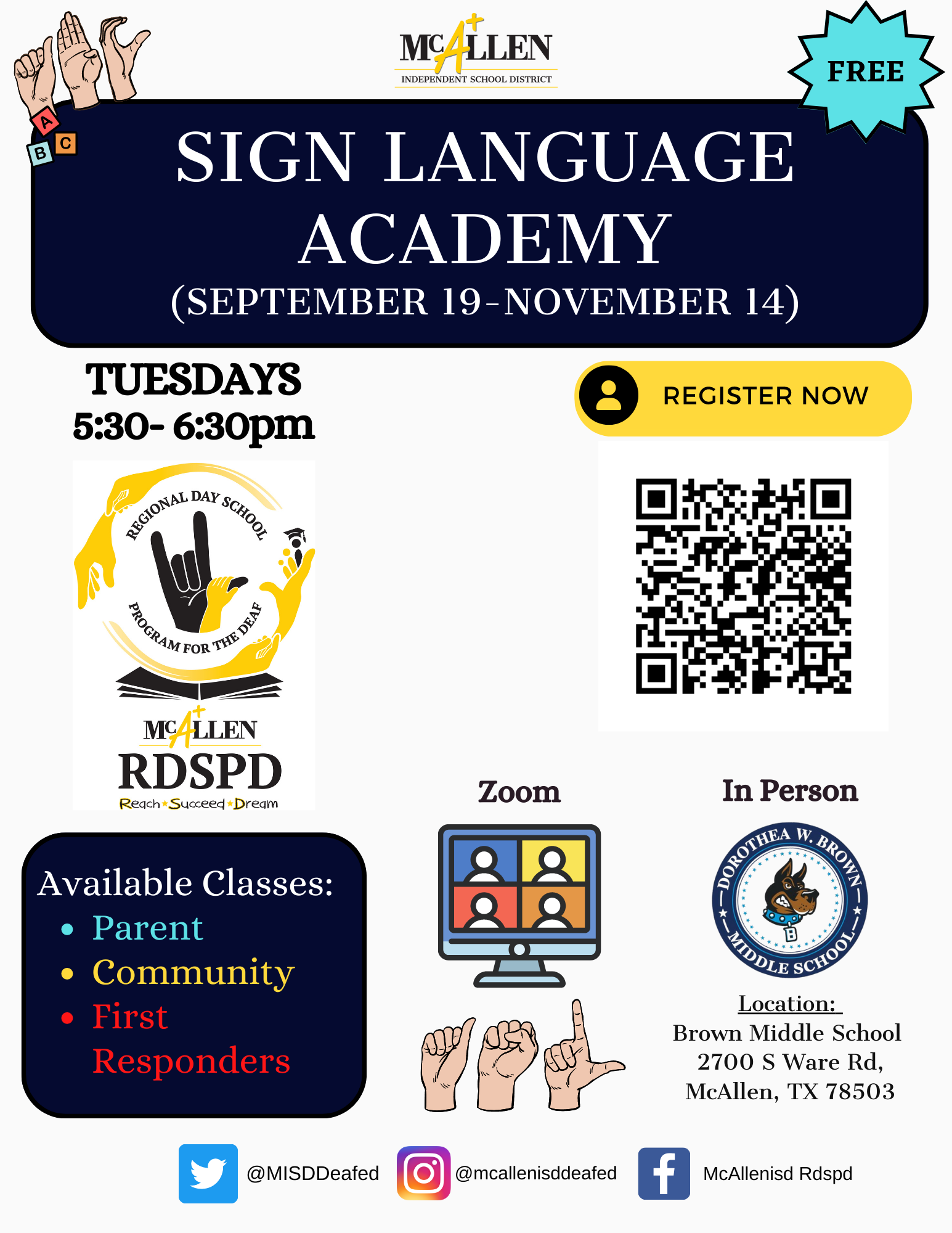Sign Language Academy 2023