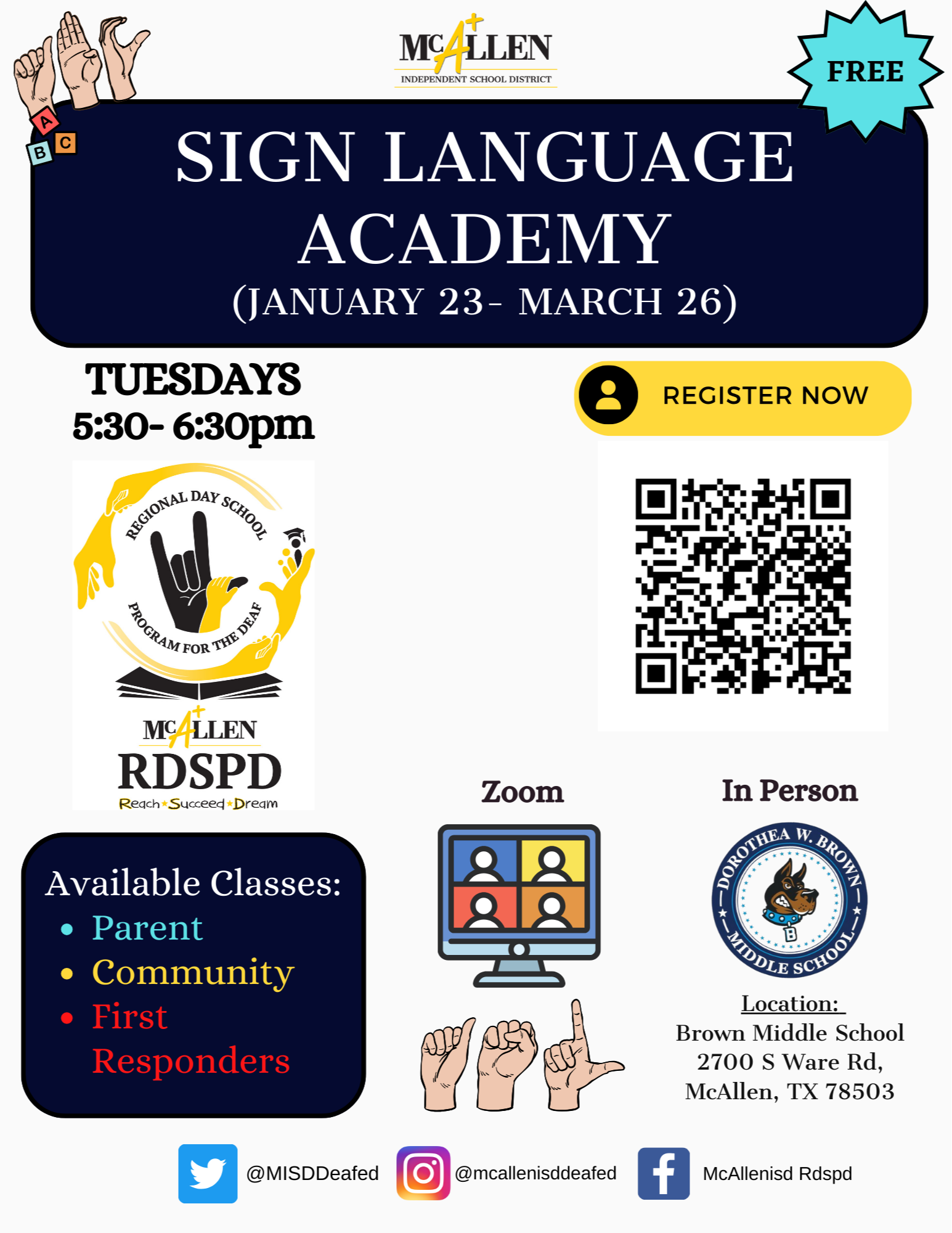 Regional Day School Program for the Deaf (RDSPD) McAllen Independent
