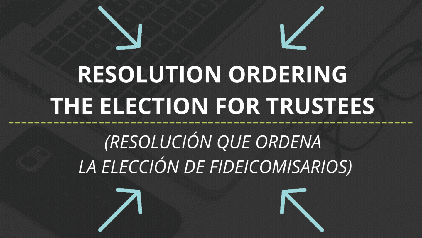 Resolution Ordering Election
