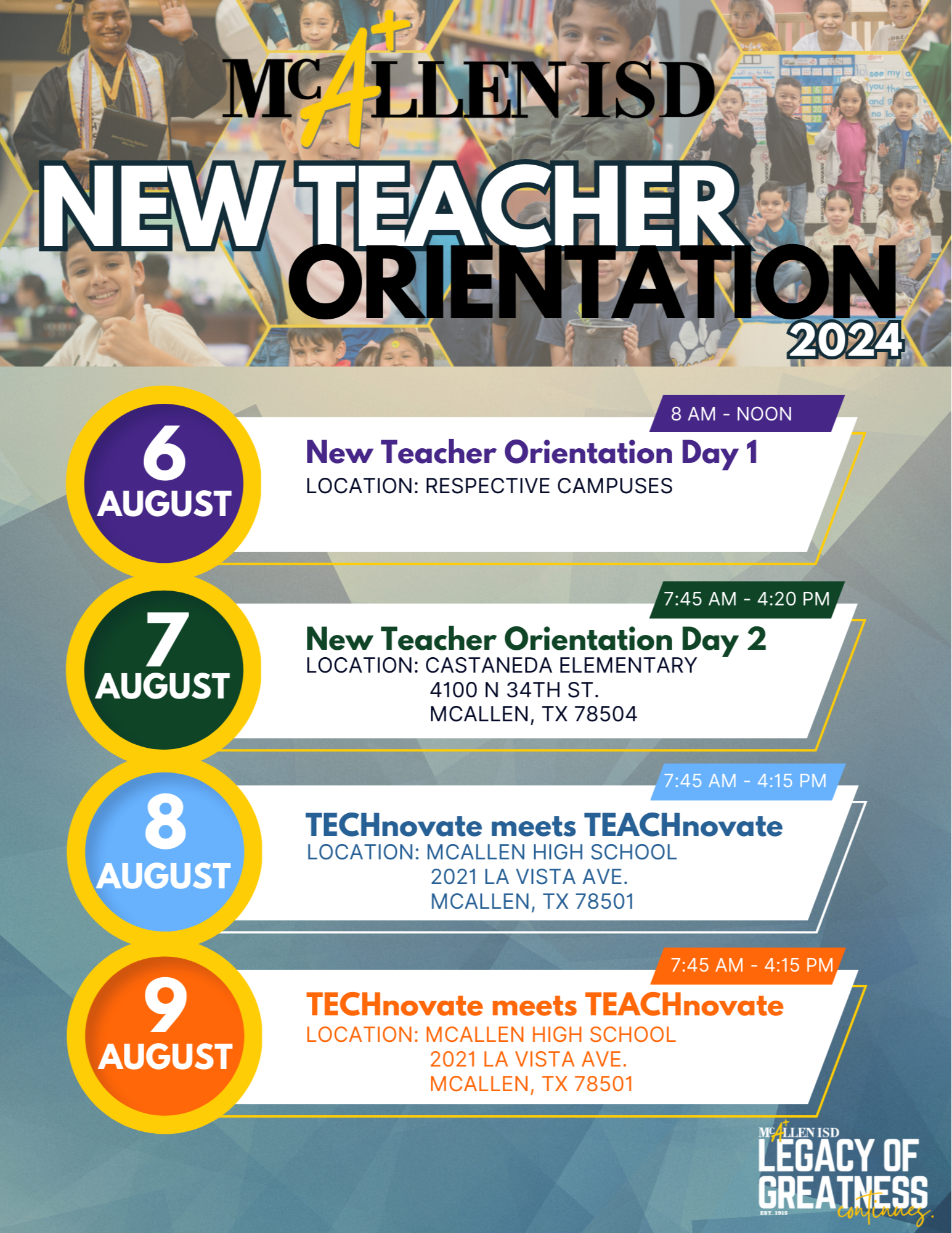 New Teacher Orientation