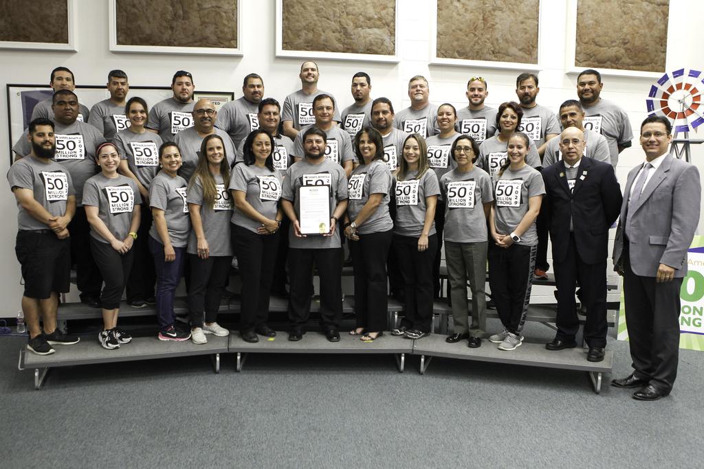 McAllen ISD Board Proclamation on 50 Million Strong by 2029 - April 25, 2016