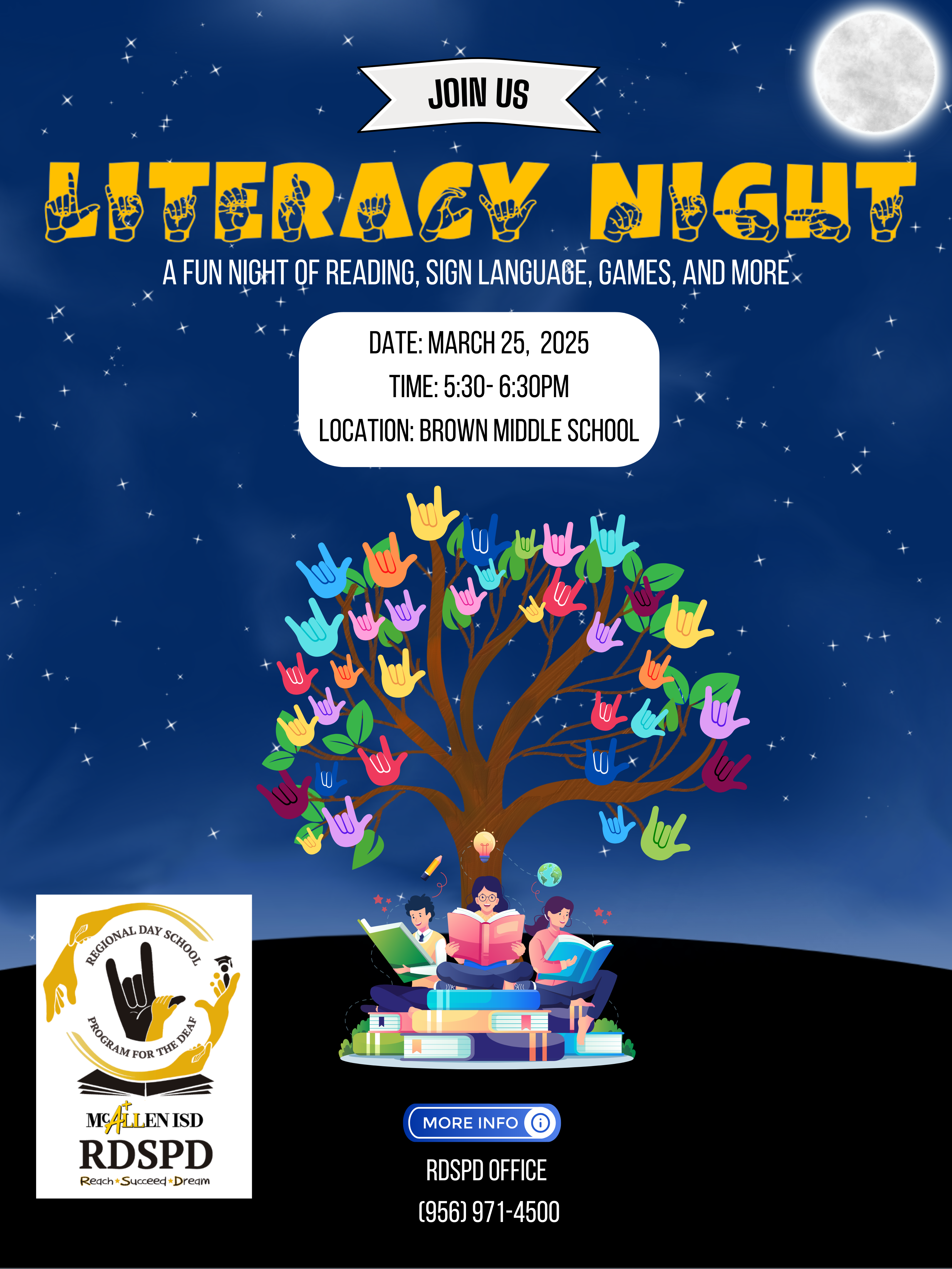 RDSPD Literacy Night Flyer