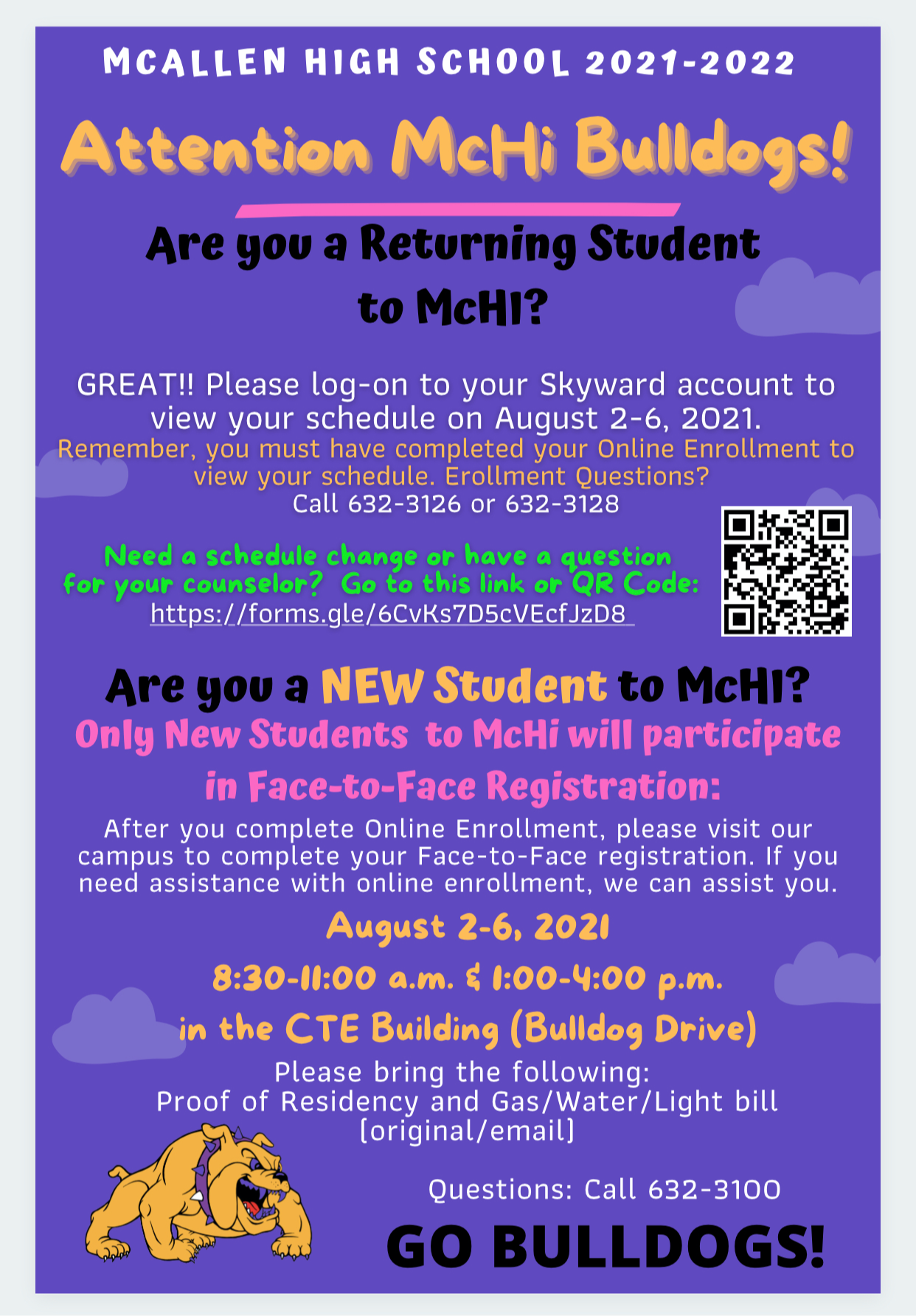 High School Schedule Pickups McAllen Independent School District