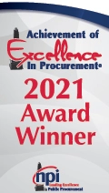 2021 Achievement of Excellence in Procurement Award