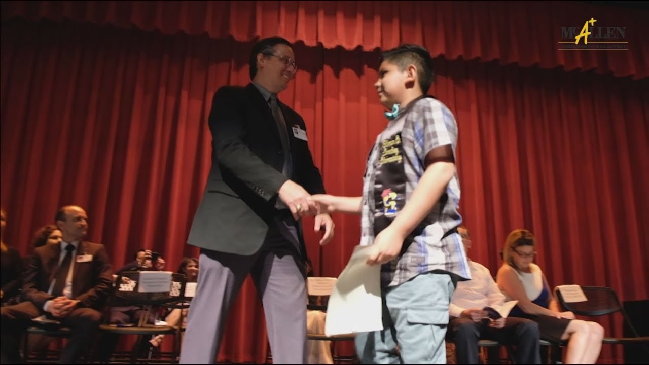 Bilingual student with J.A. Gonzalez