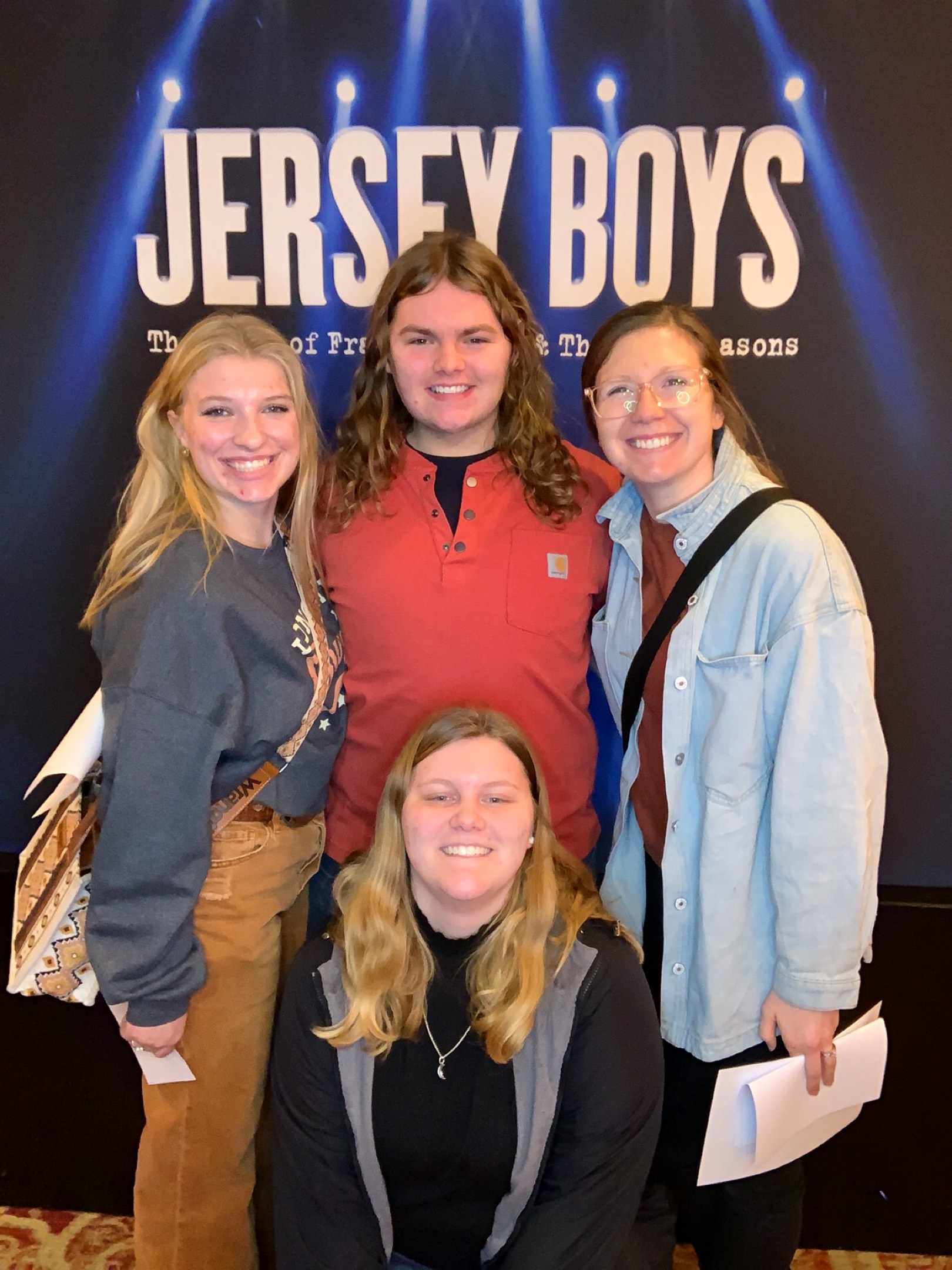 The Seniors in music attended the matinee performance of "Jersey Boys" at the Chanhassen Dinner Theatre in Chanhassen, MN on February 21st.