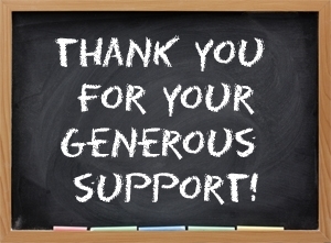 Thank you for your Generous Support!