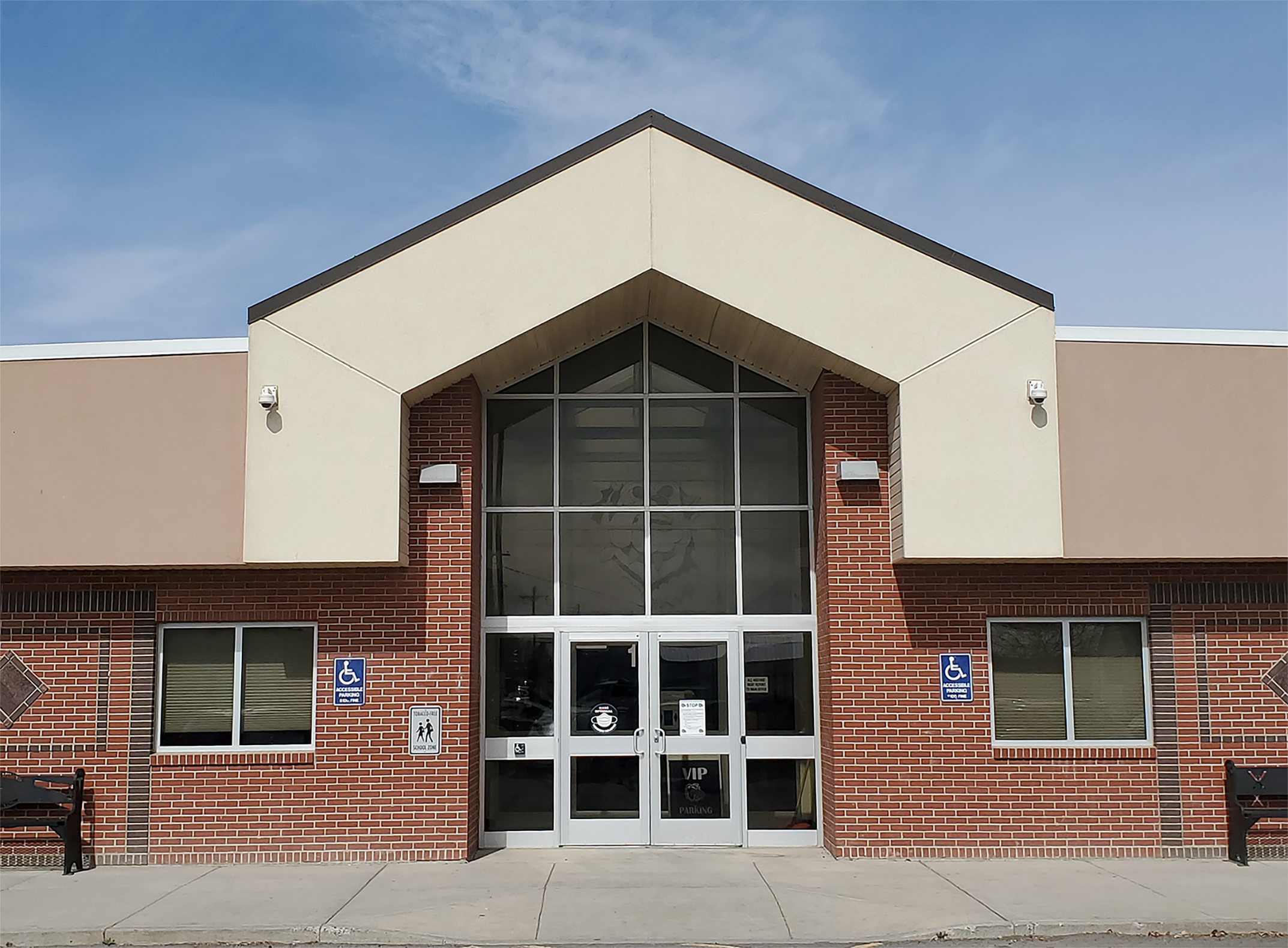 Picture of the High School entrance