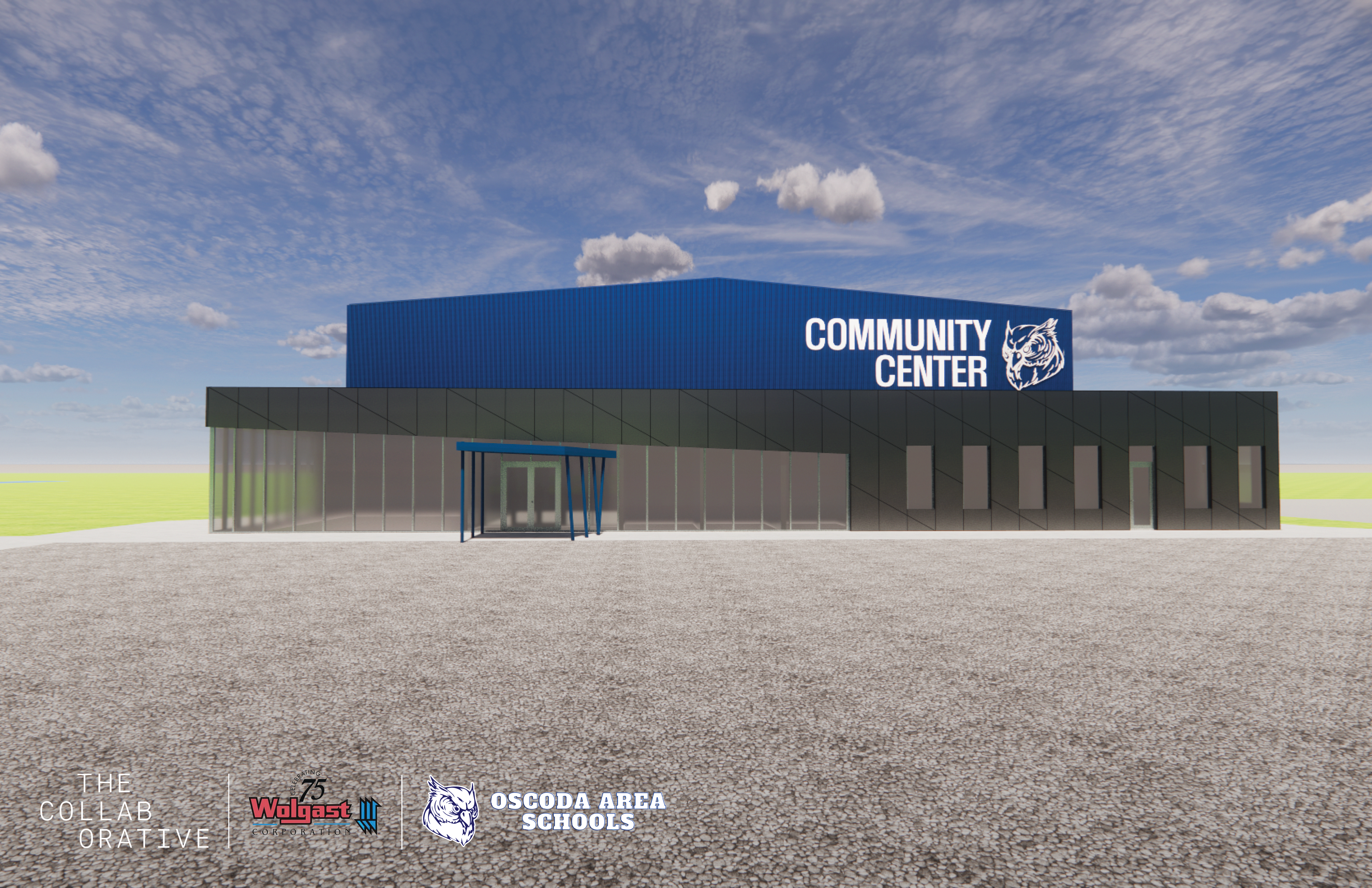 Image of future Community Center Drawing