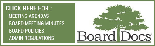 Click Here for:  Meeting agendas, board meeting minutes, board policies, admin regulations.  Board docs logo