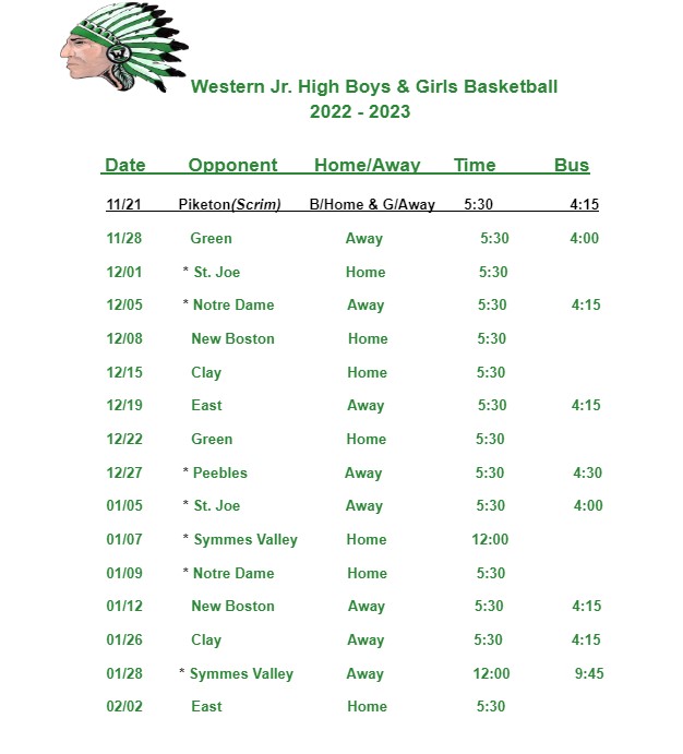 JH Basketball
