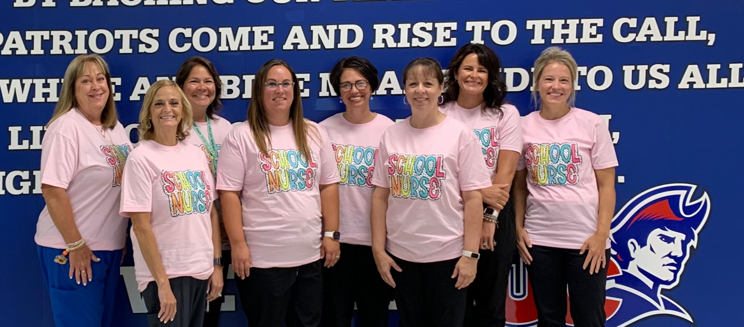 Photo of the health service staff.