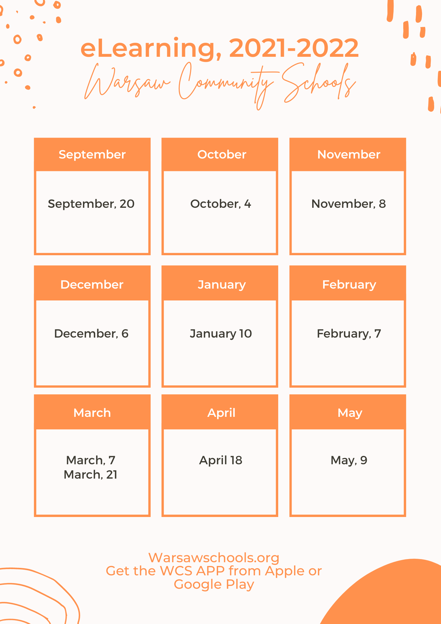 eLearning Days Calendar