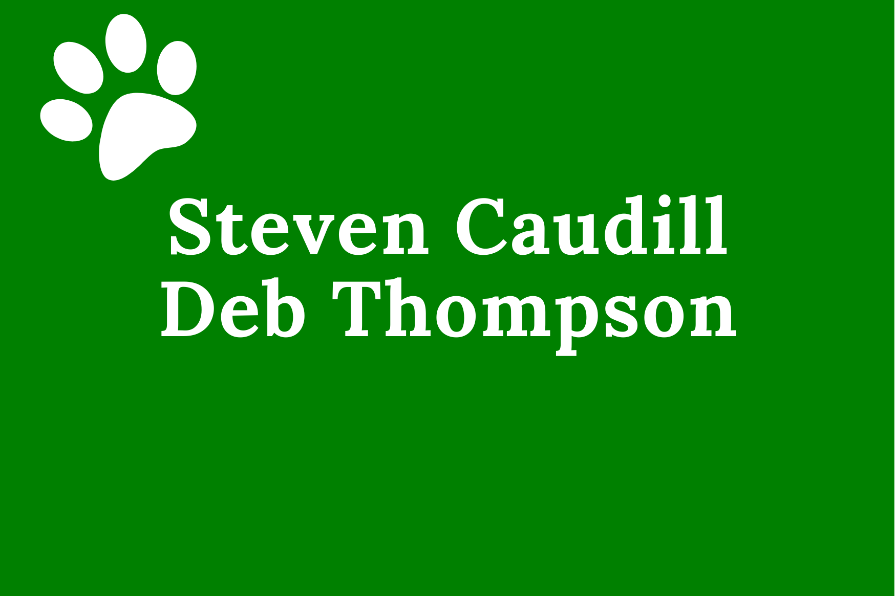 Steven Caudill Deb Thompson