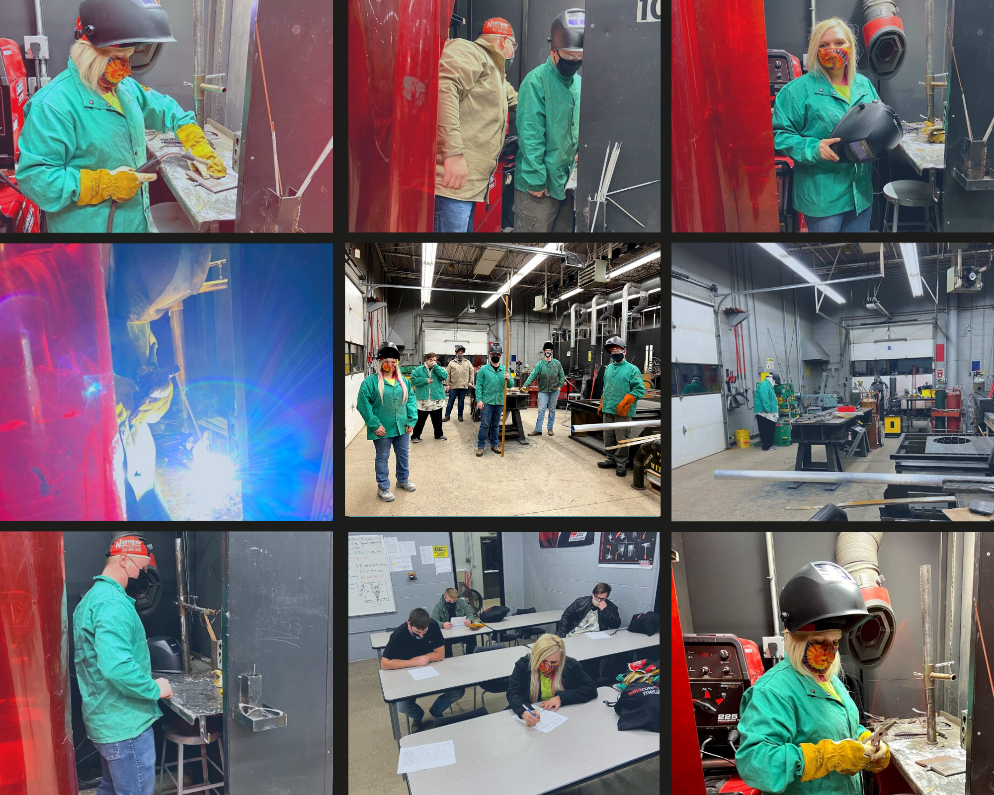 Welding Classes Collage