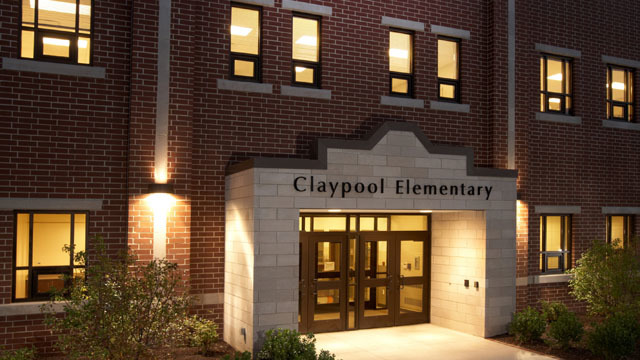 Claypool Elementary School Building