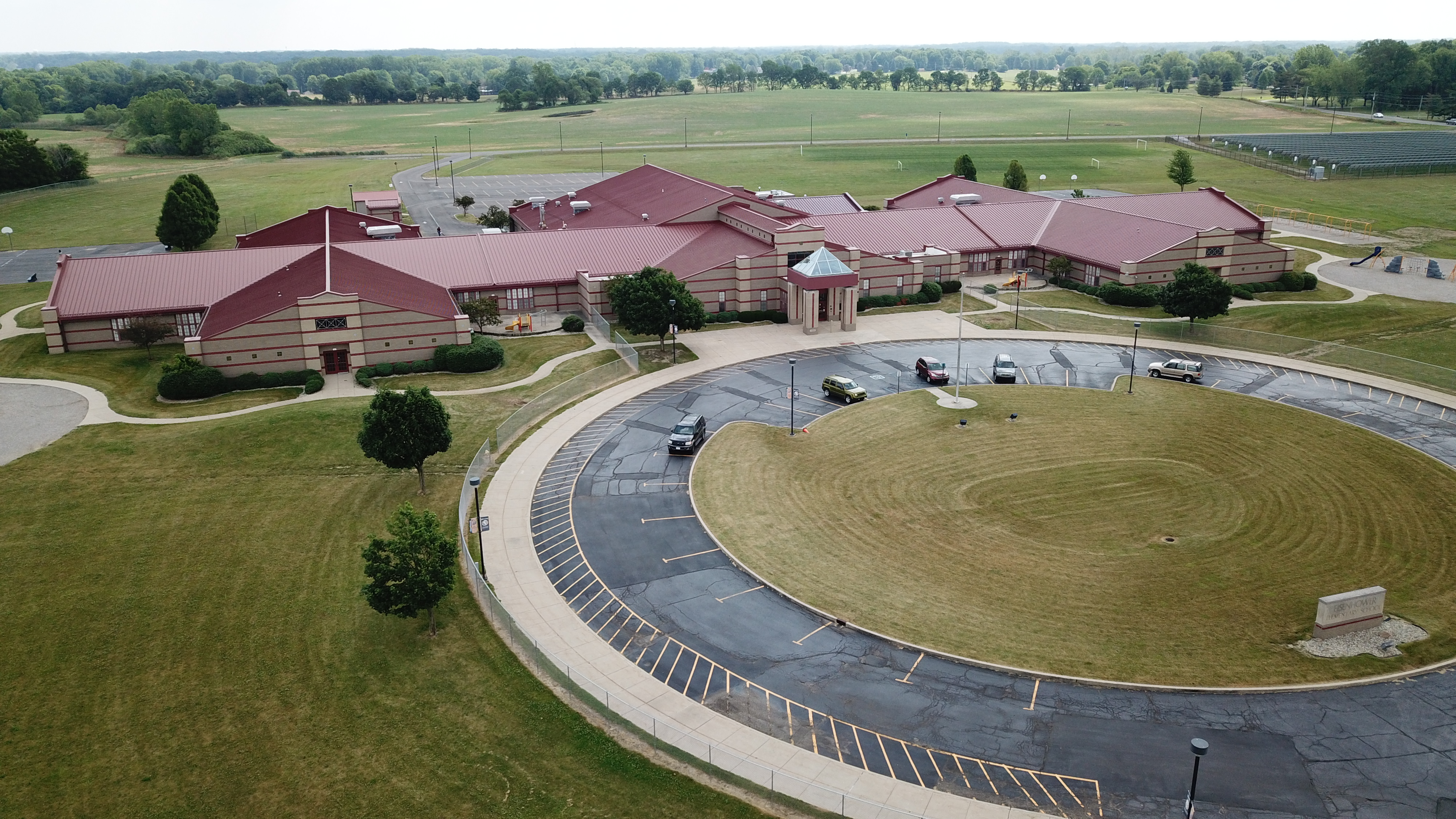 Aerial shot of Eisenhower Campus