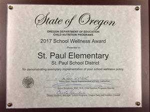 Elementary Wellness Award