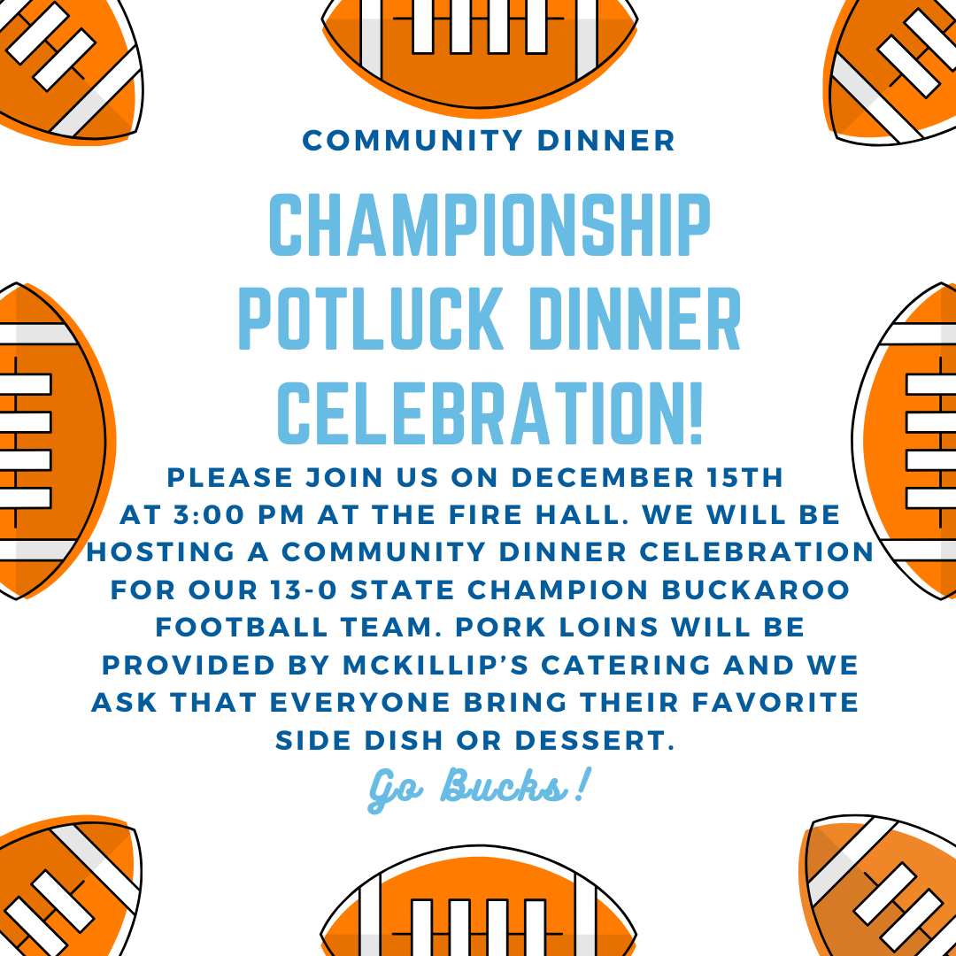 Championship community dinner