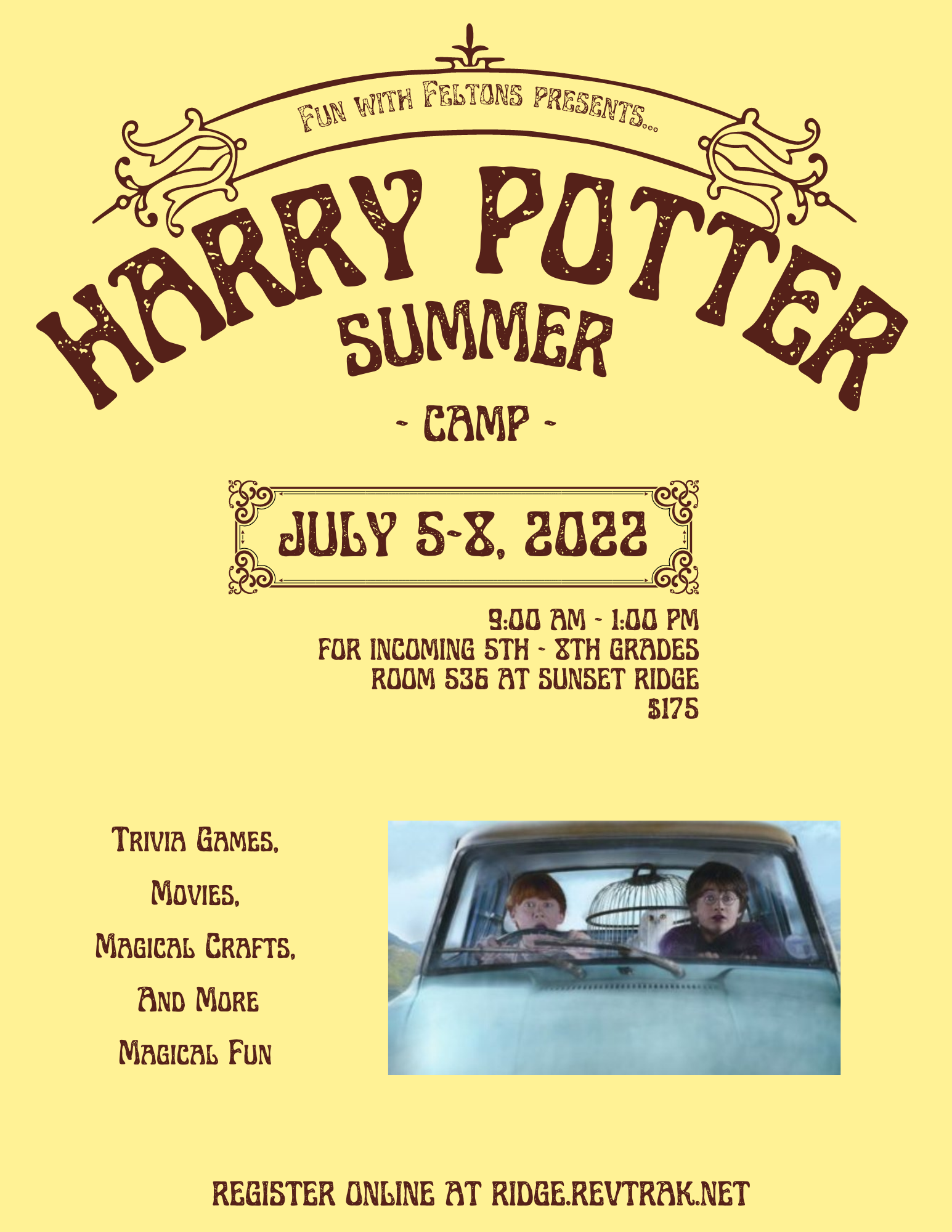 Harry Potter Summer Camp