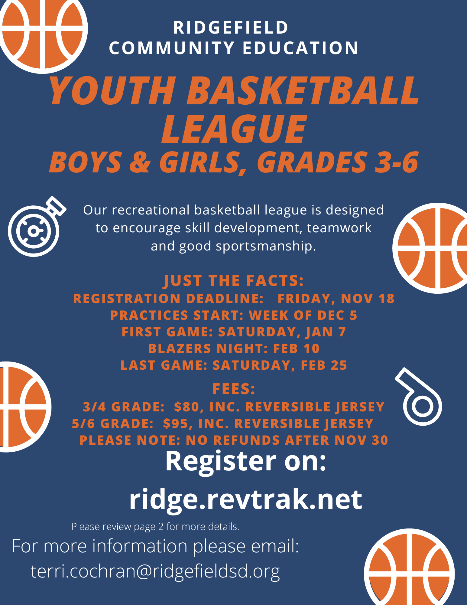 Youth Basketball 2022 Flyer