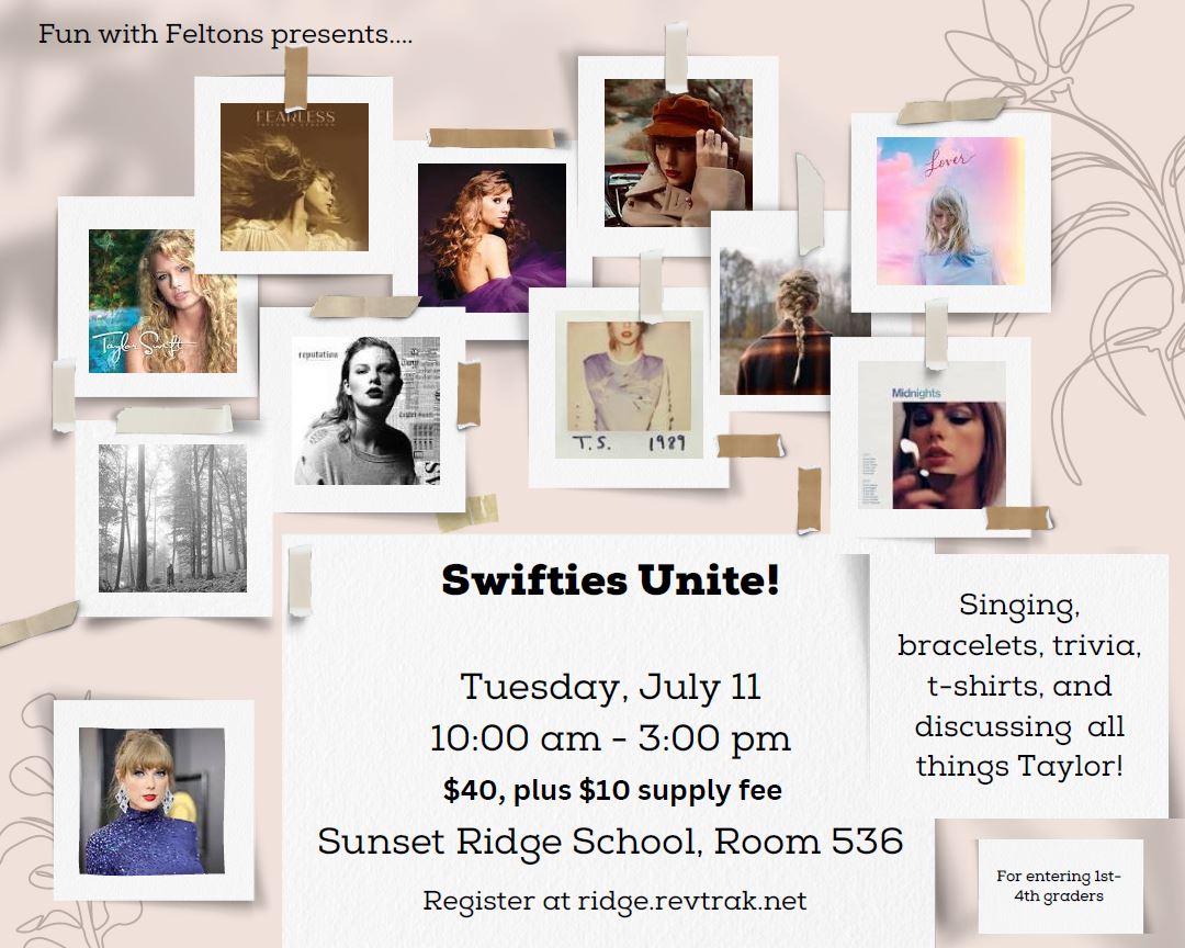 Swifties Unite for grades 1-4