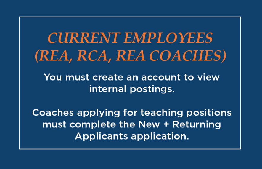 current rea rca coaches