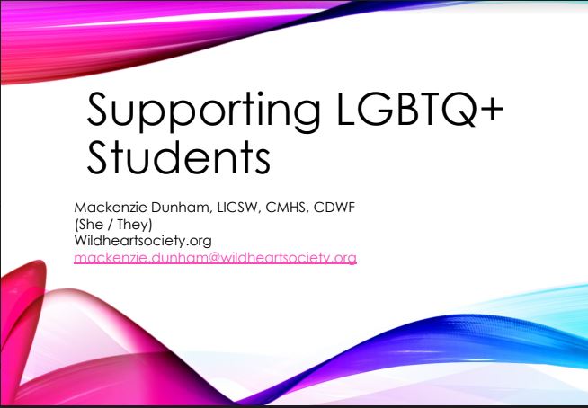 Supporting LGBTQIA+ youth