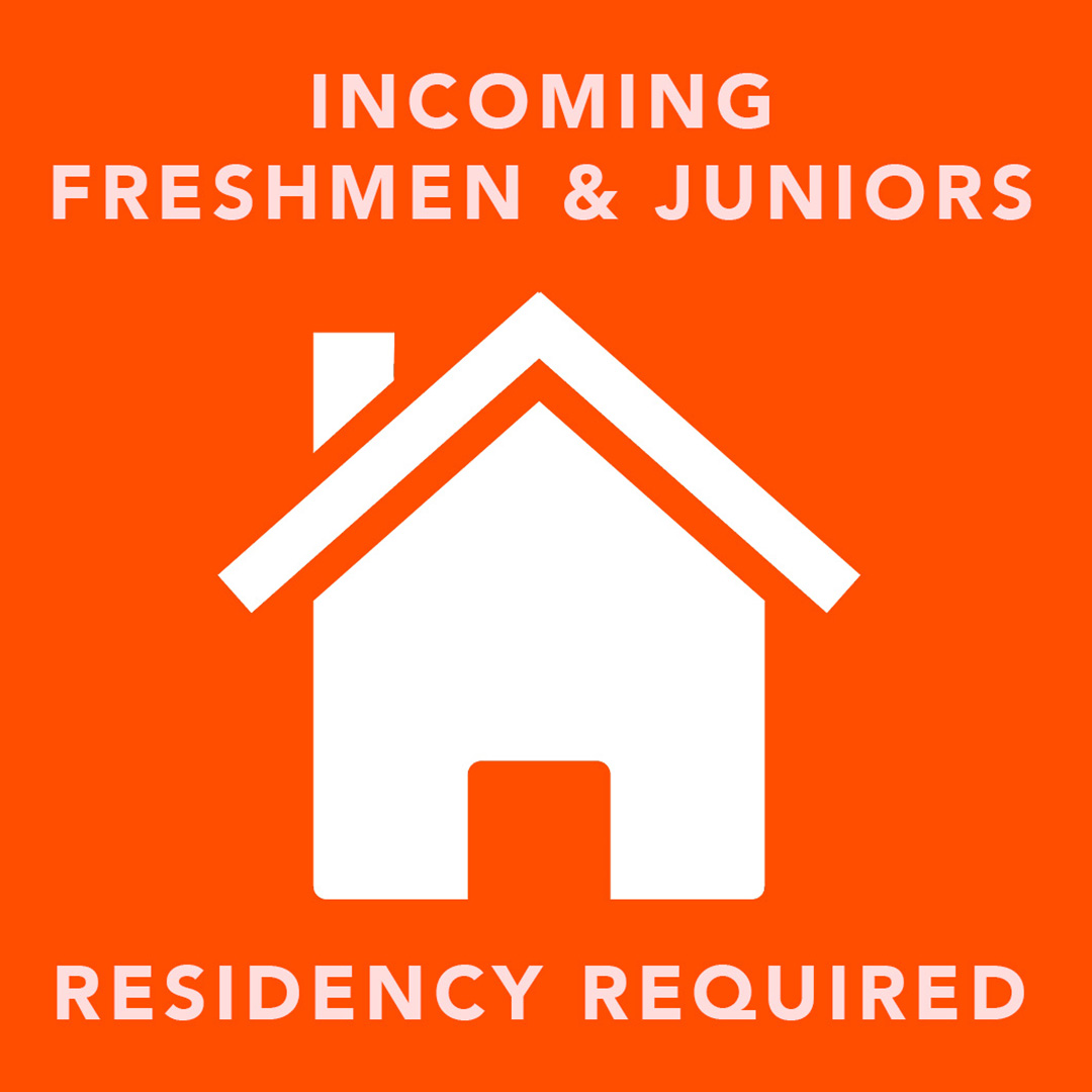 Freshman & Juniors required residency
