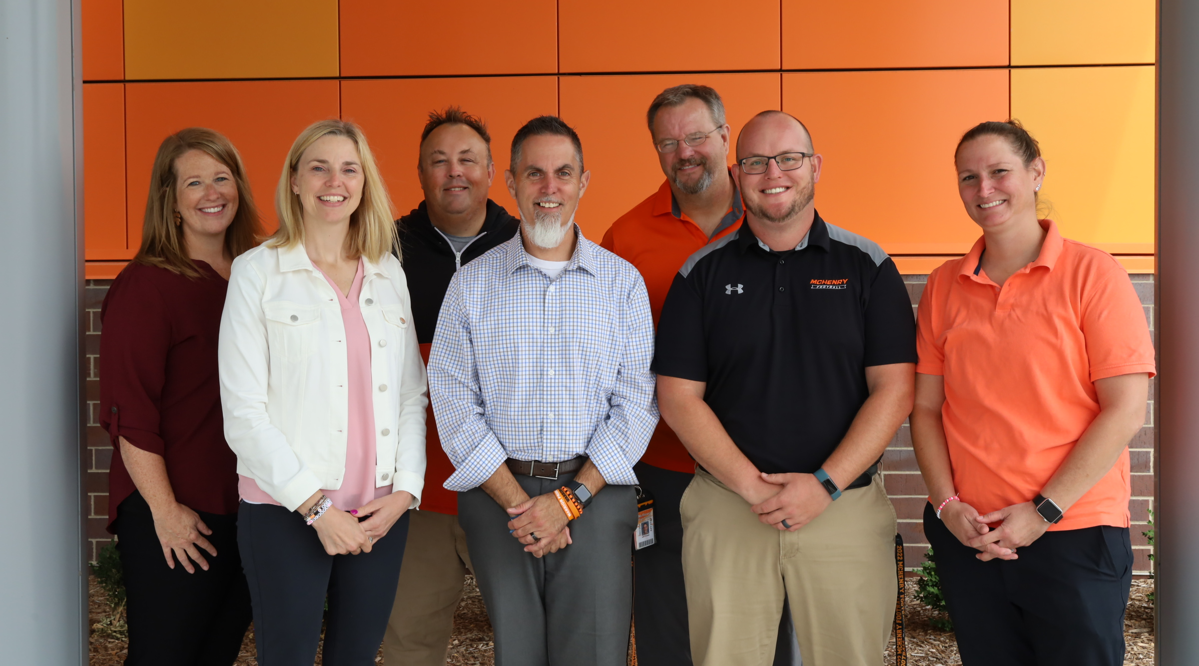 Upper Campus Administration: Patrice Frederick, Kyle Hobson, Brian Wilbois Jeff Prickett, Jeff Schroeder, Jordan Deener, and Kara Baysinger