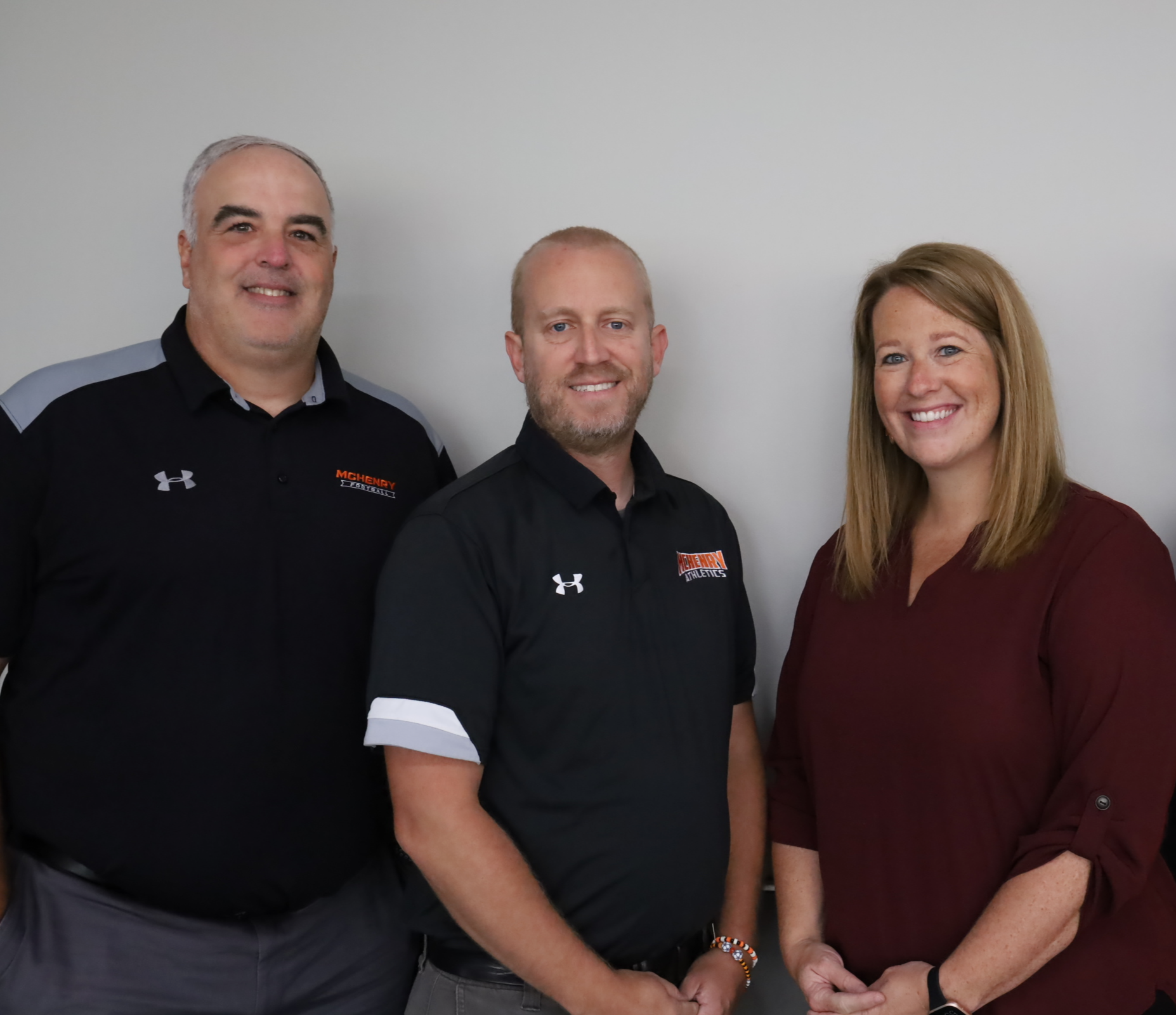 Freshman Campus Administration: Terry Fitzgibbons, Greg Eiserman, and Patrice Frederick