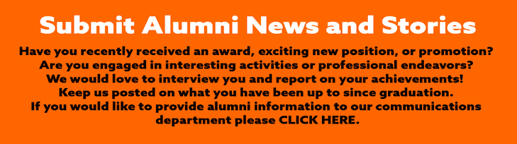 Click here to "Submit alumni news and stories"
