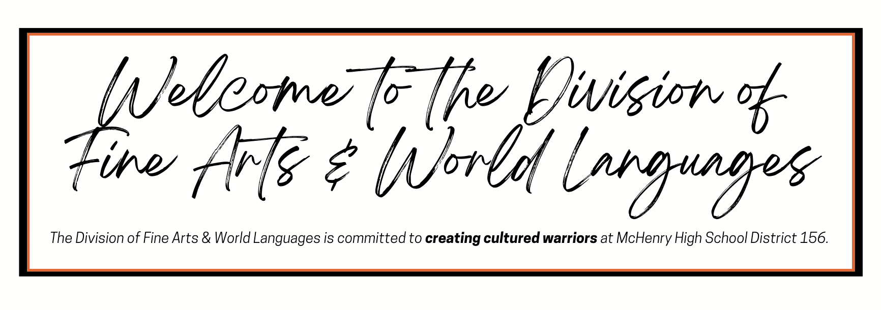 Welcome Banner