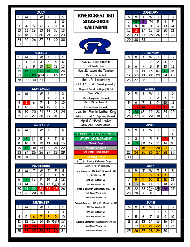 SCHOOL CALENDAR