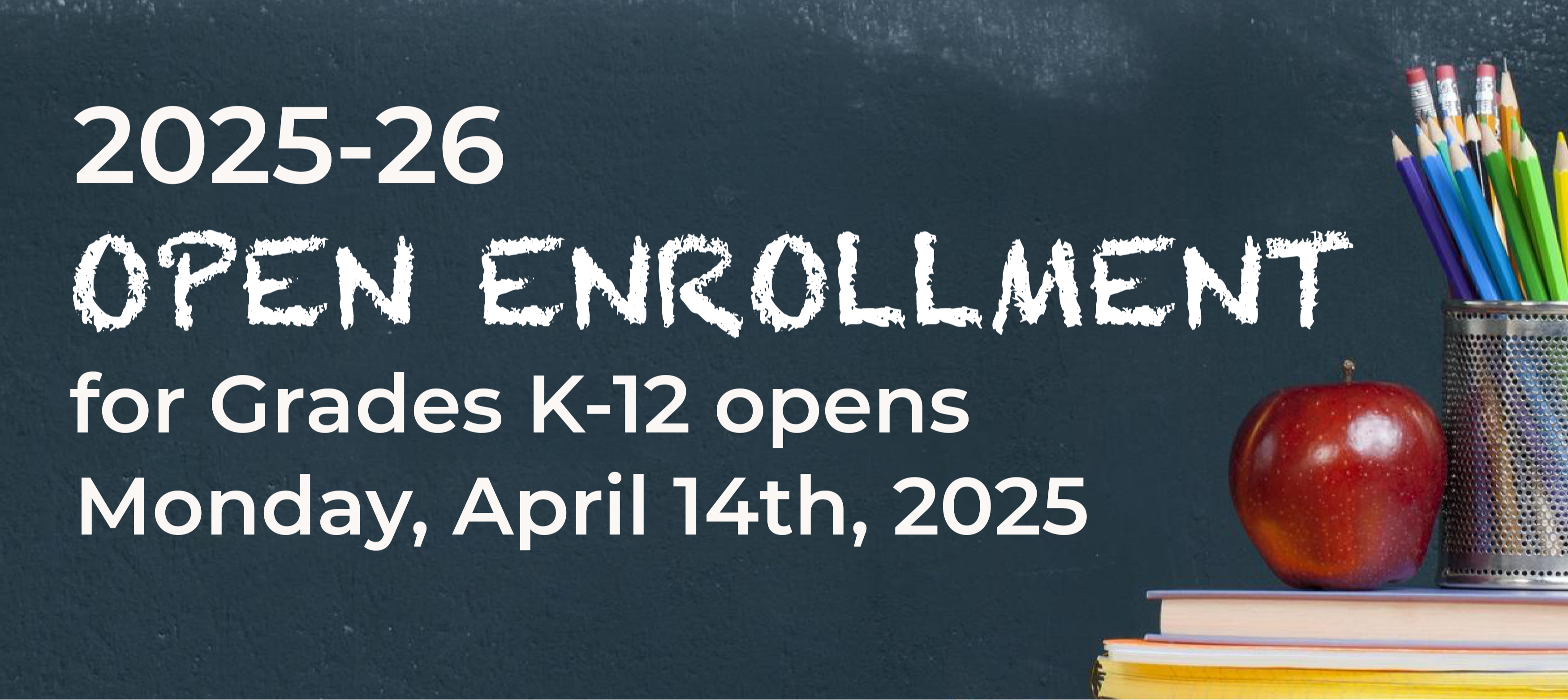 NEW STUDENT ENROLLMENT ONLINE REGISTRATION NOW OPEN