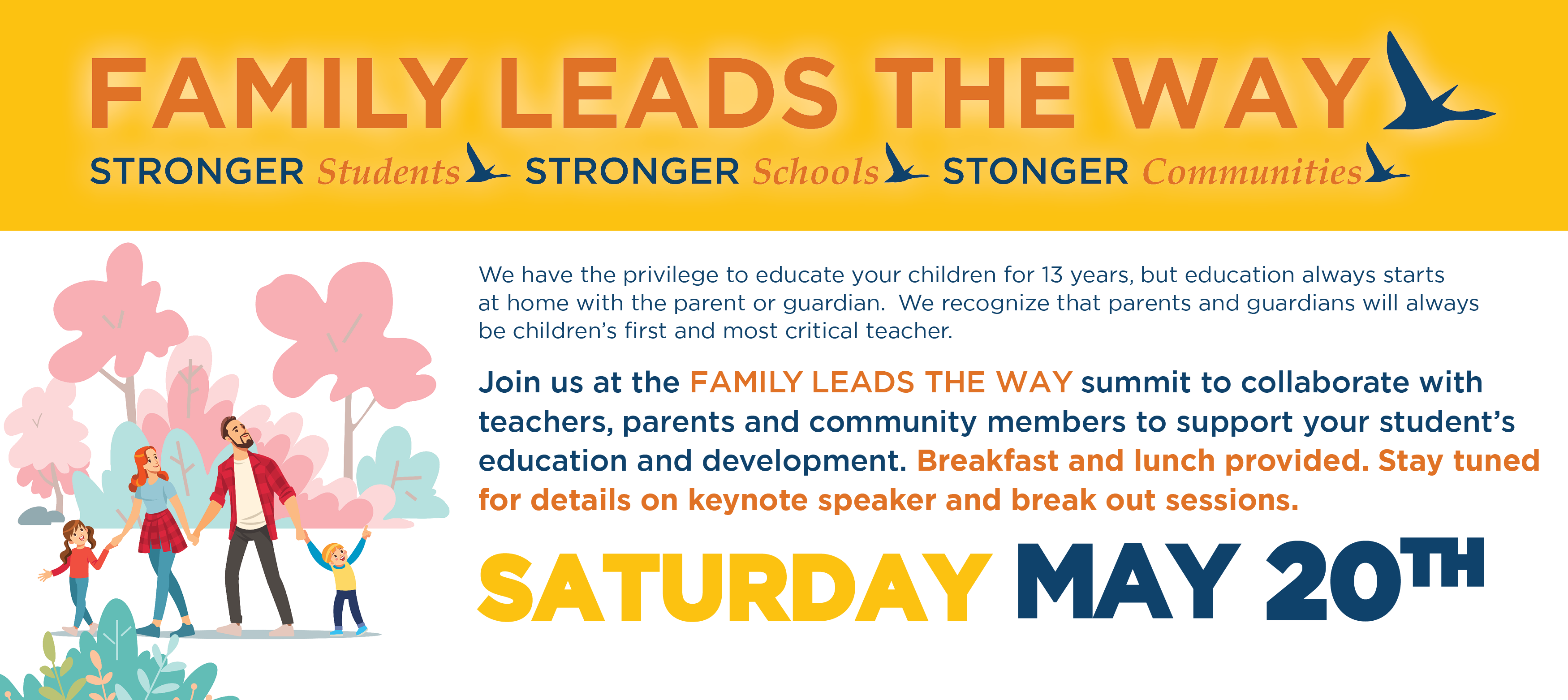Family leads the way summit May 20