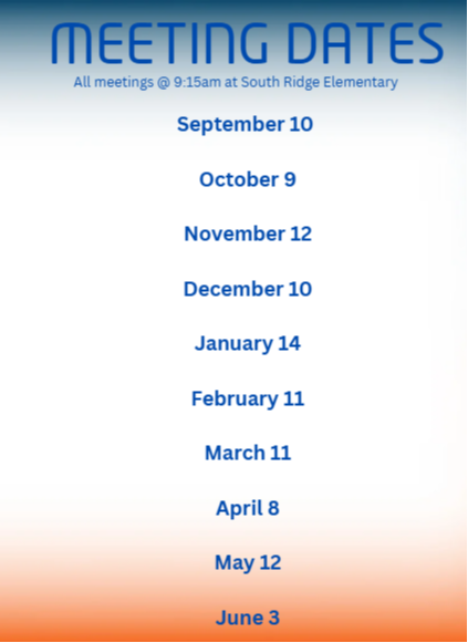 PTA Meeting Dates