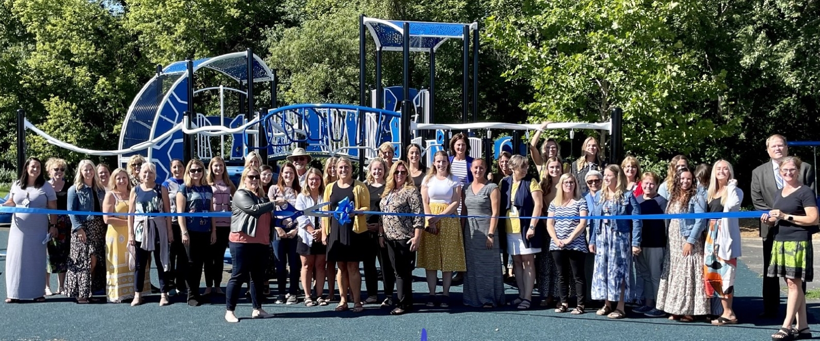 CES Playground Ribbon Cutting