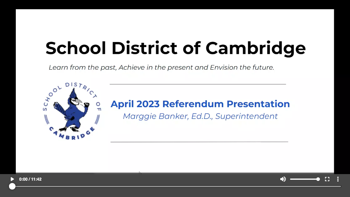 cambridge referendum video presentation link