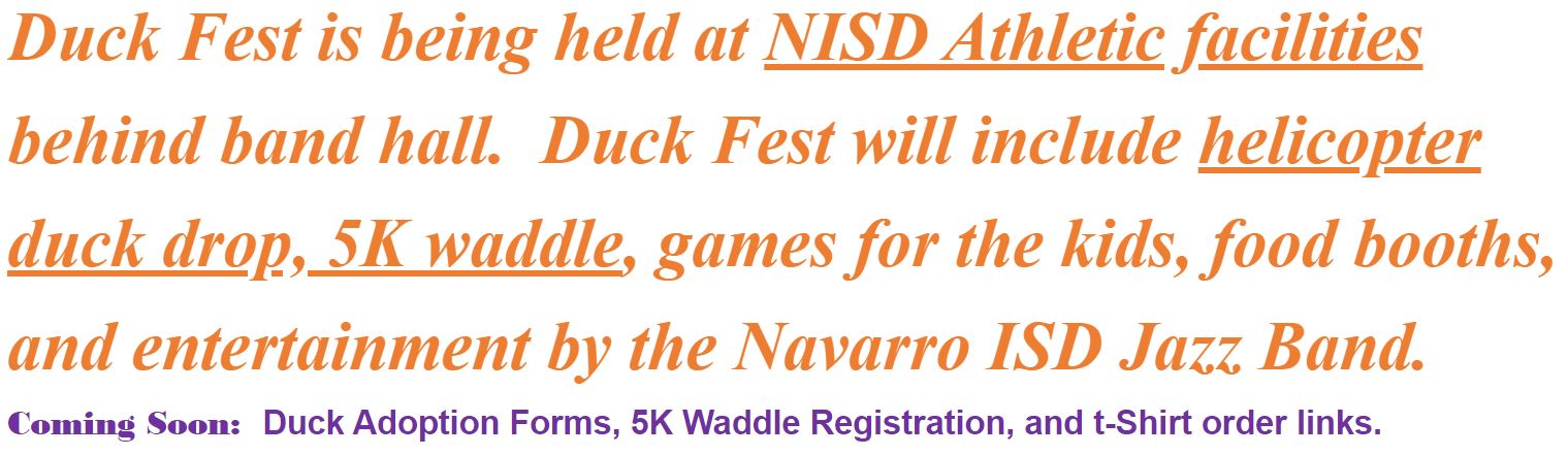 NEF Duckfest Information 2023