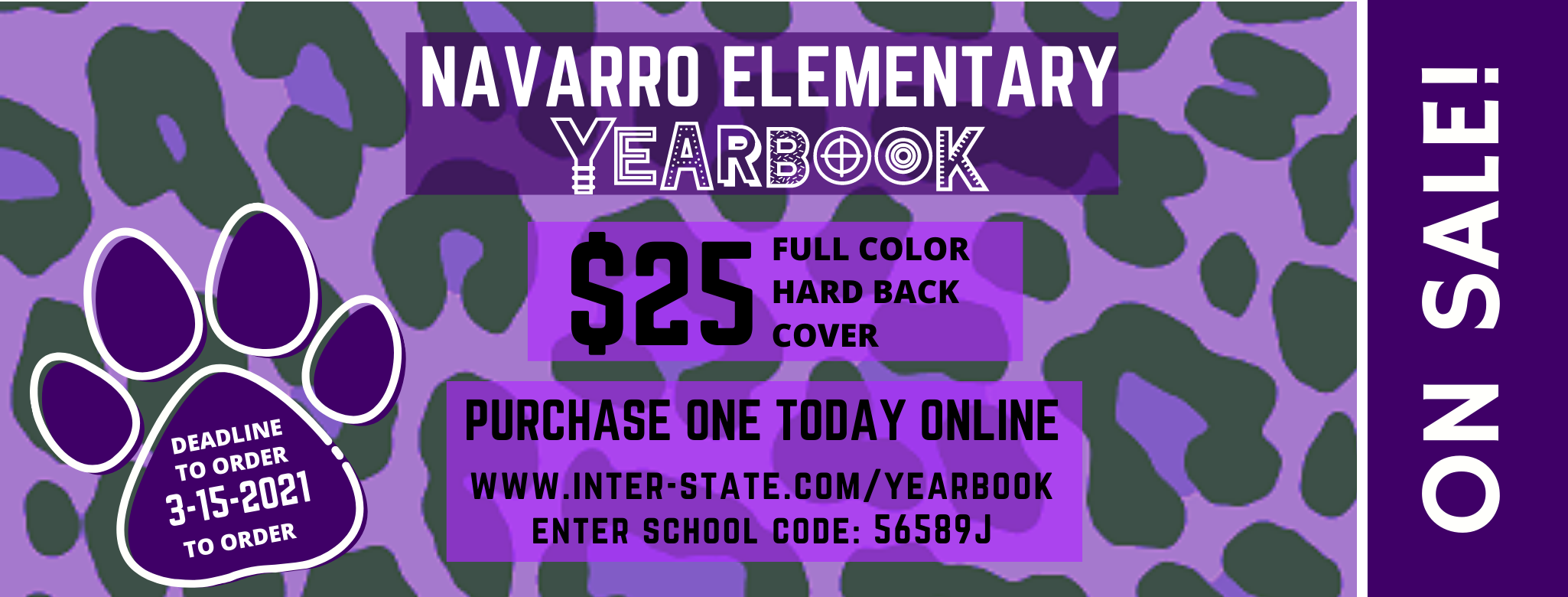 Yearbook Sales $25