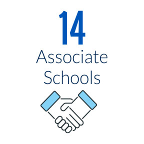 14 associate schools