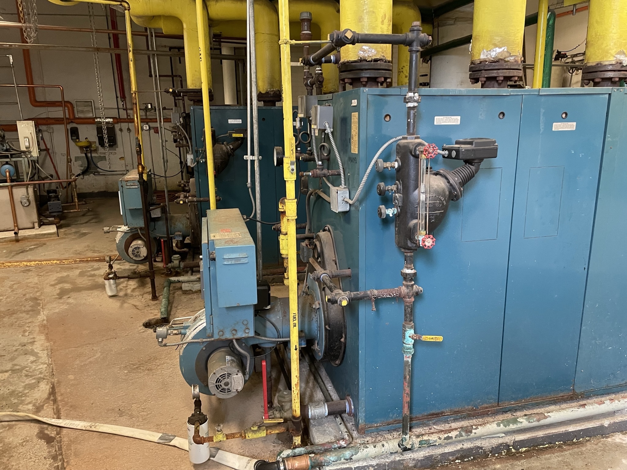 Central Valley Elementary School boiler views