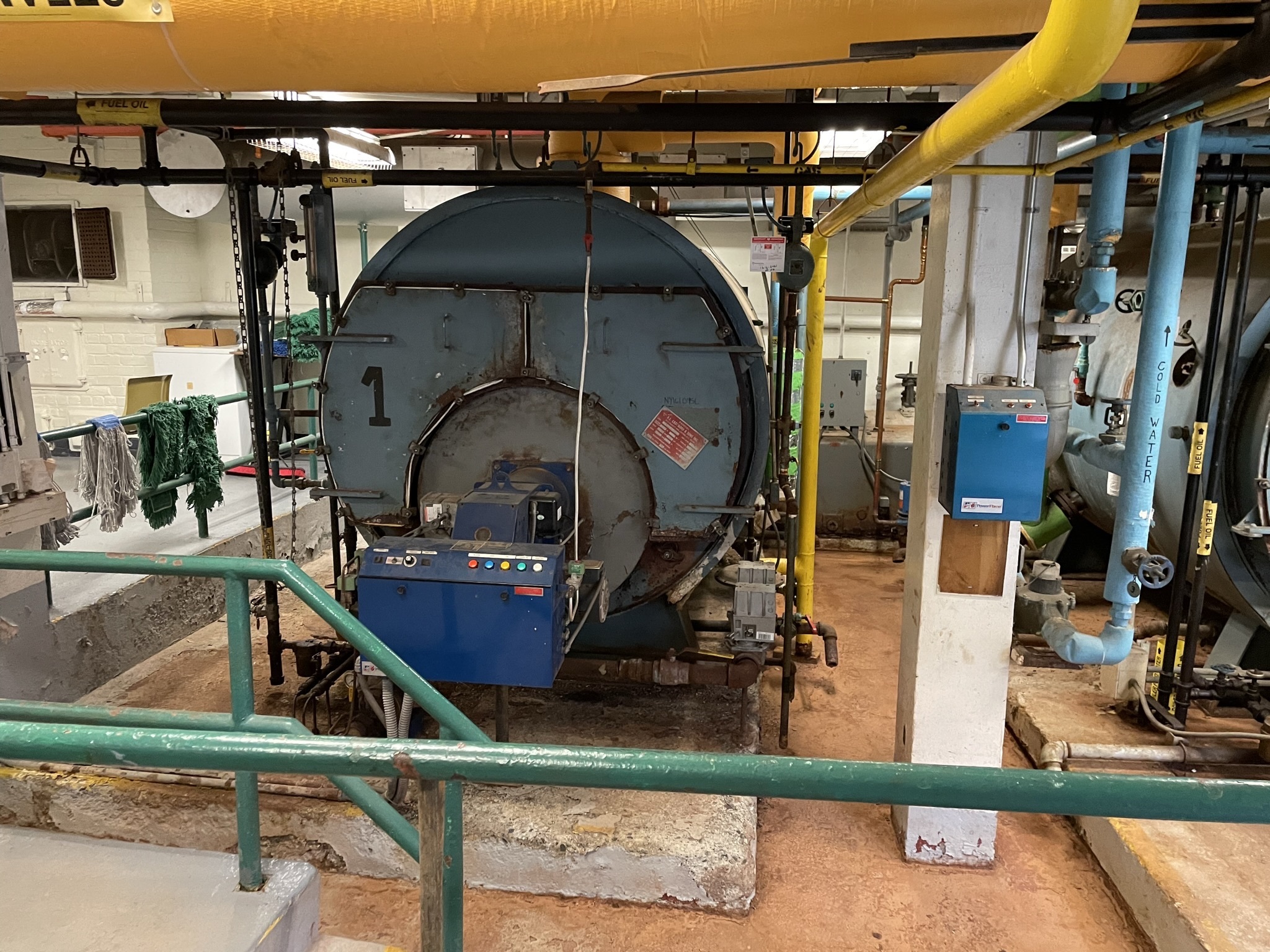 Central Valley Elementary School boiler views