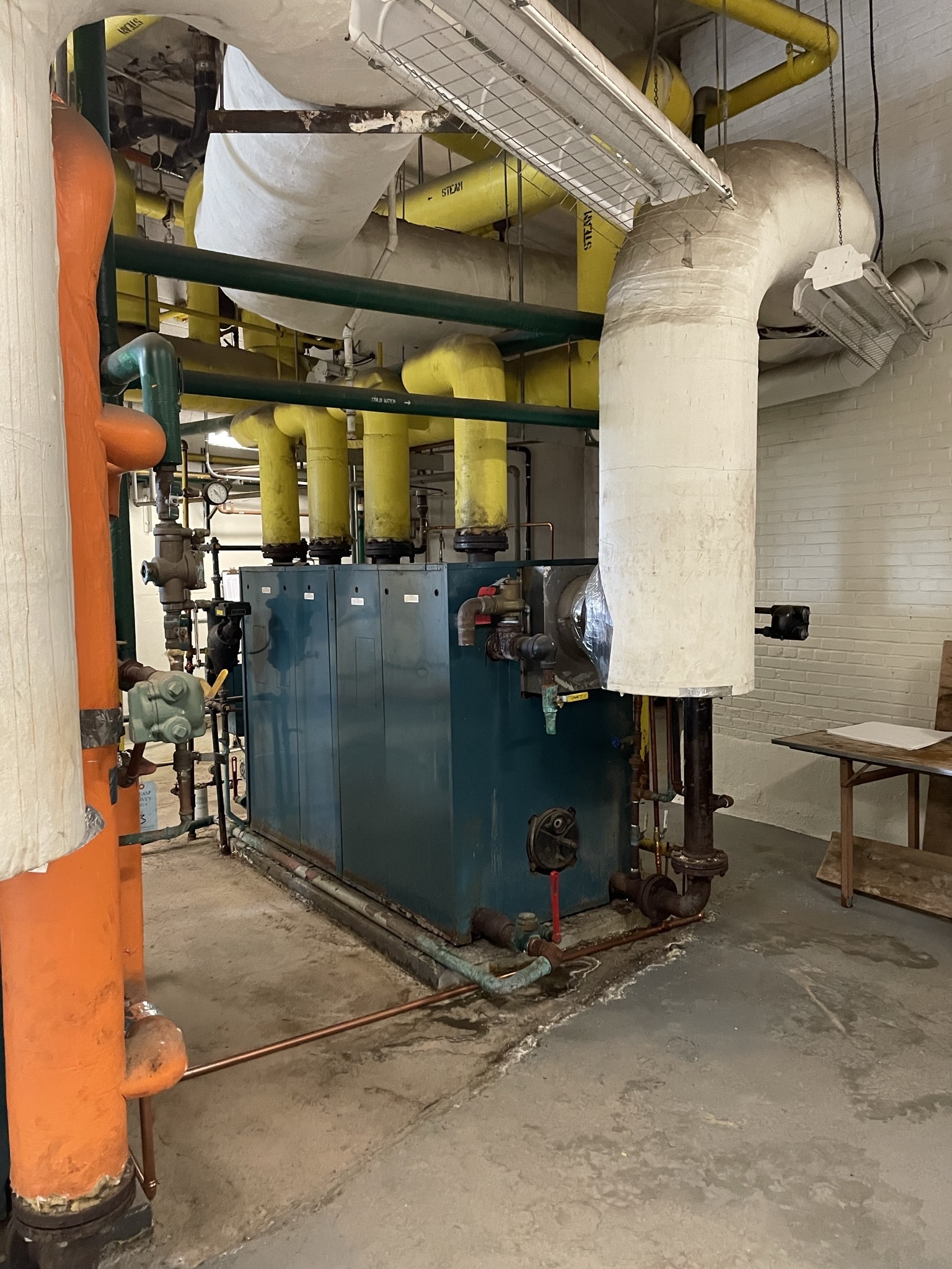 Central Valley Elementary School boiler views