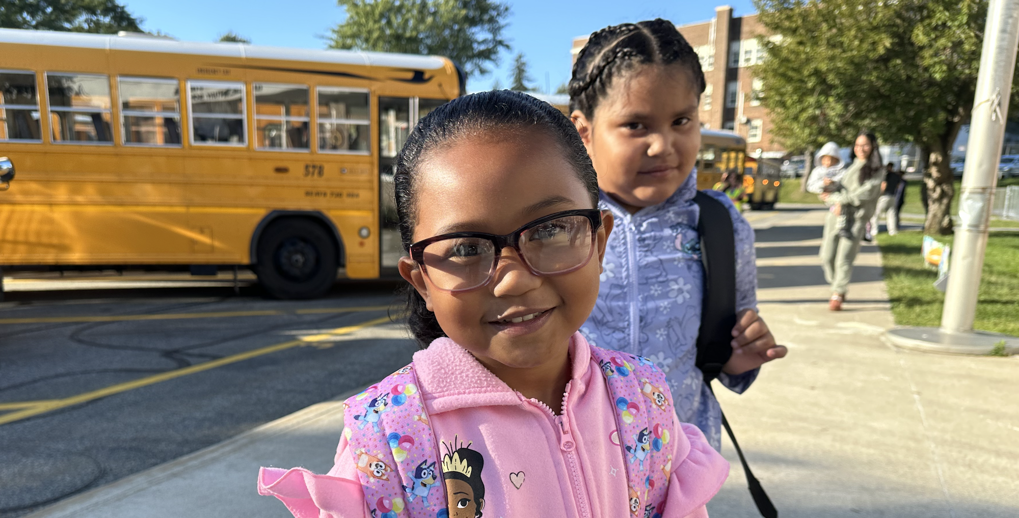 smiling student on day one
