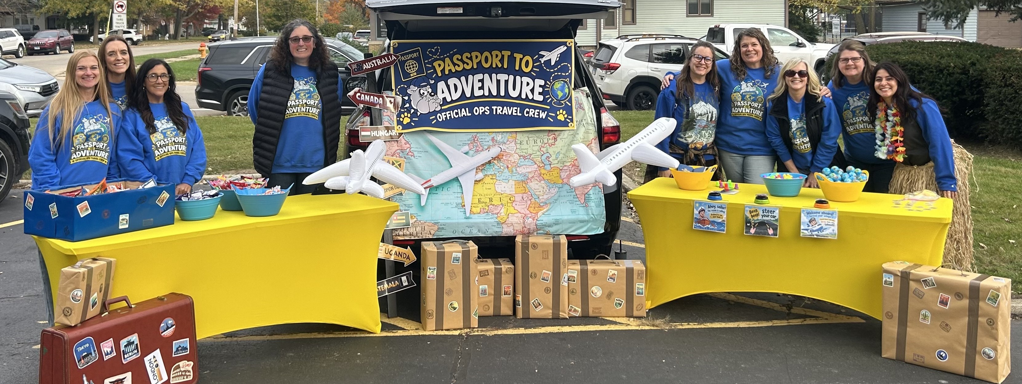 STAFF PARTICIPATE IN THE L.E.A.S.E. TRUNK OR TREAT!