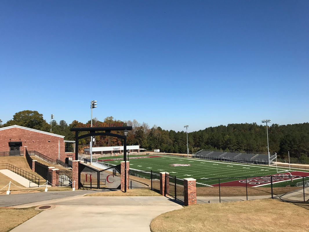 Campus of the football field