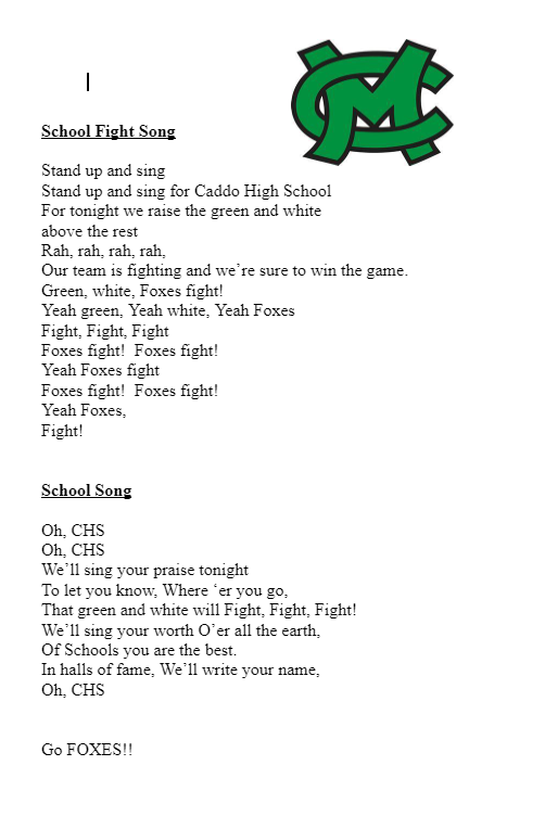 CMISD School Song and Fight Song