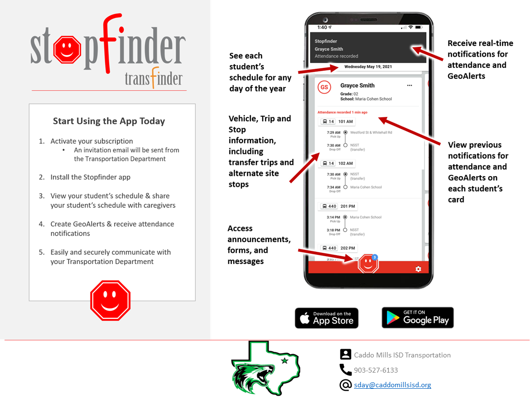 StopFinder App